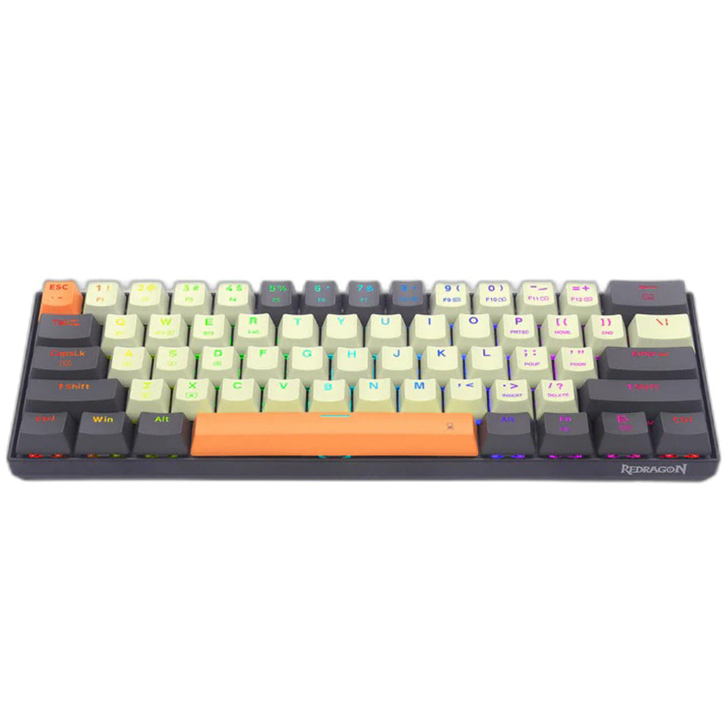 RGB gaming keyboard Redragon K644 SE featuring wireless connectivity and vibrant lighting, perfect for gaming and typing