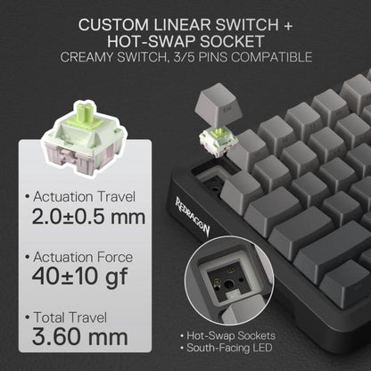Redragon K724SP BEHEMOTH PRO RGB Gaming Keyboard