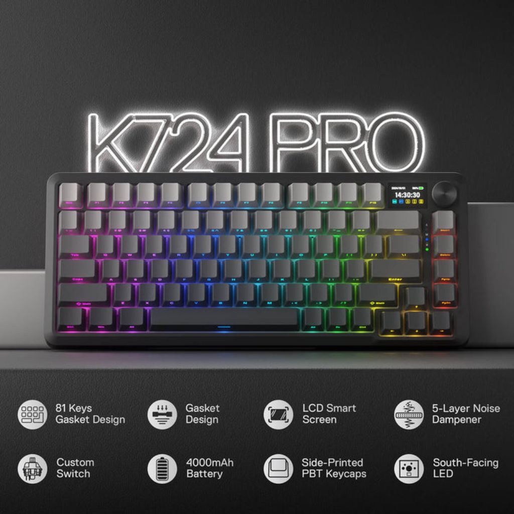 Redragon K724SP BEHEMOTH PRO RGB Gaming Keyboard