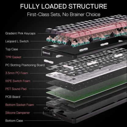 Redragon K728SP RGB ANTONIUM PRO Gaming Keyboard