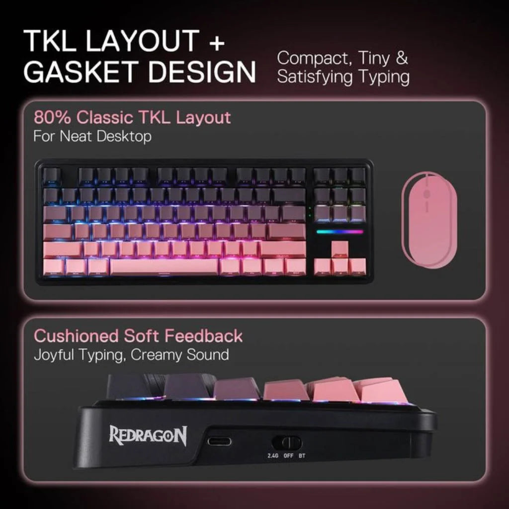 Redragon K728SP RGB ANTONIUM PRO Gaming Keyboard