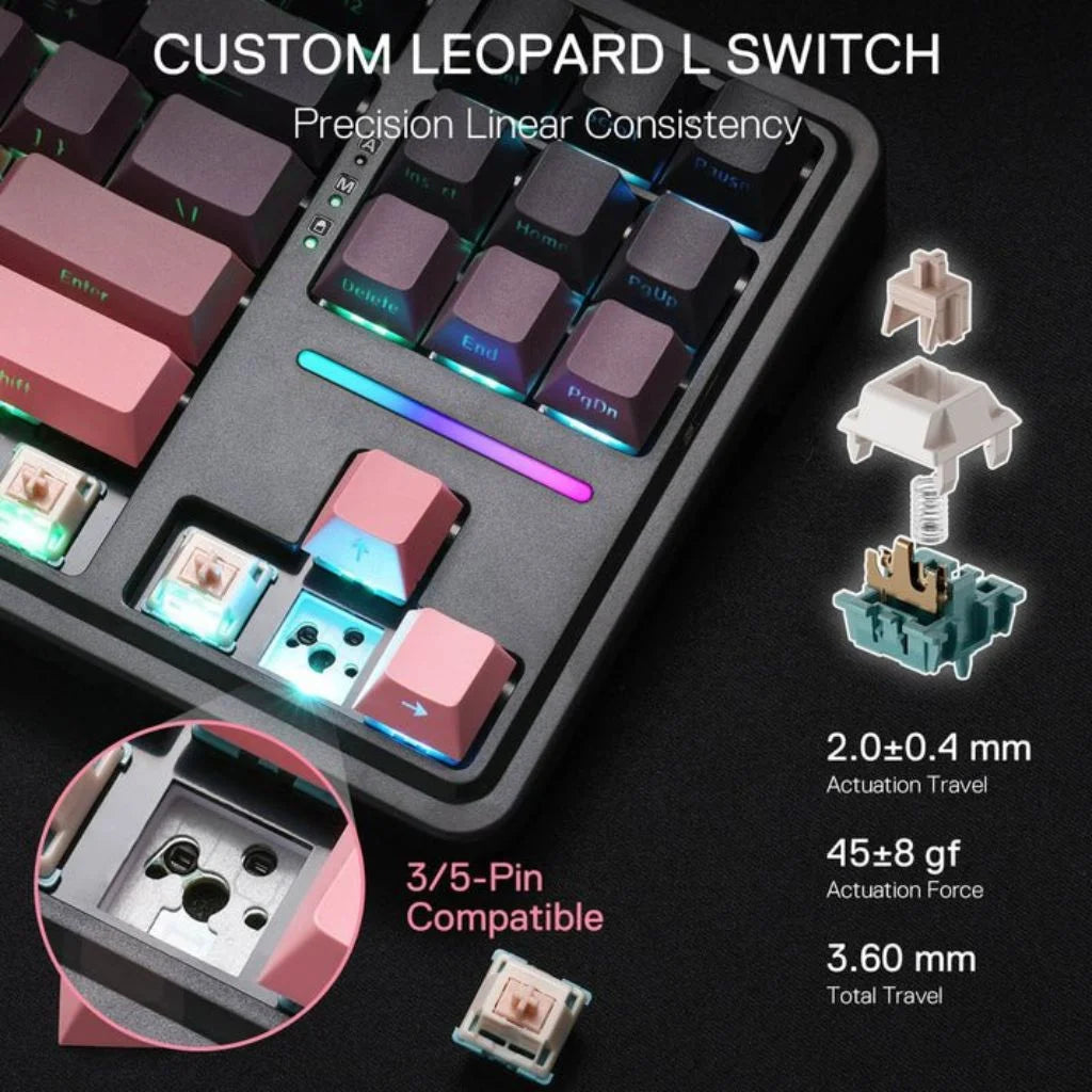 Redragon K728SP RGB ANTONIUM PRO Gaming Keyboard