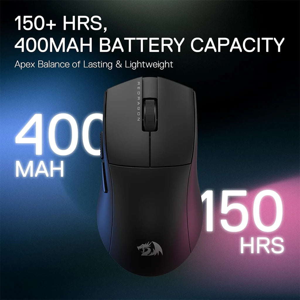 Redragon King M916 PRO Wireless 49g ultra-light 26K DPI Gaming Mouse Redragon