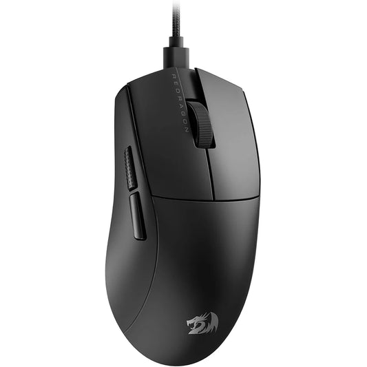 Redragon King M996 Black gaming mouse with a visible brand logo on a white background