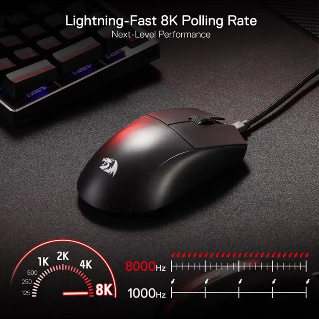Redragon K1NG M996 8K Hz Ultra-Light 42g Wired Gaming Mouse Redragon