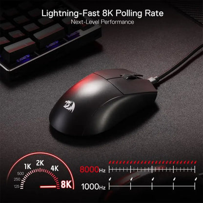 Redragon K1NG M996 8K Hz Ultra-Light 42g Wired Gaming Mouse Redragon
