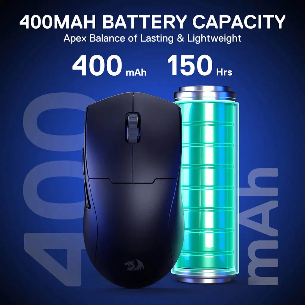 Redragon King M916 STD Wireless 49g ultra-light 24K DPI Gaming Mouse Redragon