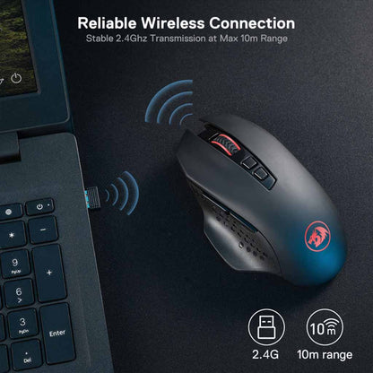 Redragon M656 Gainer 4000 DPI Wireless Gaming Mouse Redragon