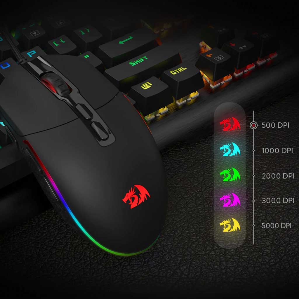 Redragon M719 Invader Pro Wireless 10000 DPI Gaming Mouse Redragon