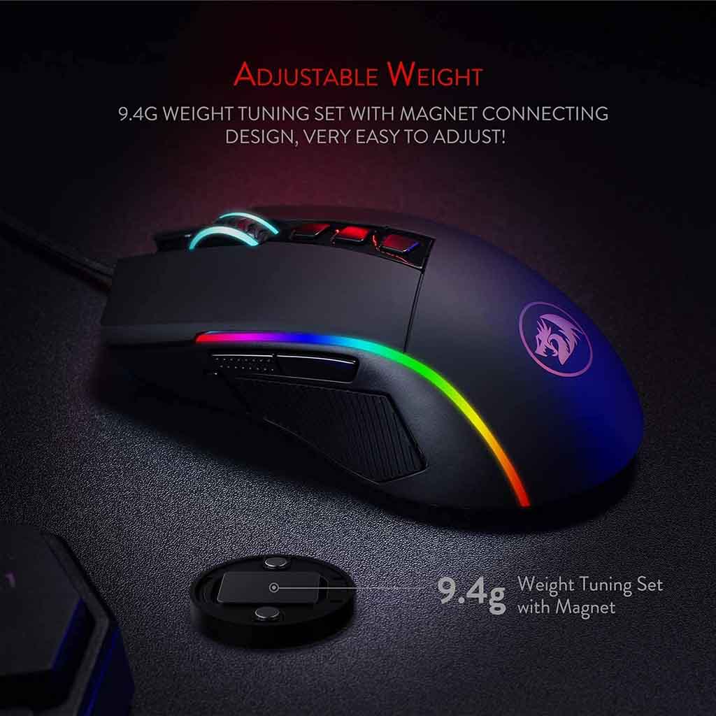 Redragon M721 Pro Black 32000 DPI Wired Gaming Mouse Redragon
