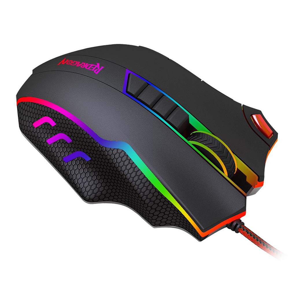 Redragon M802 Black 24000 DPI High-Precision Leaser Mouse Redragon