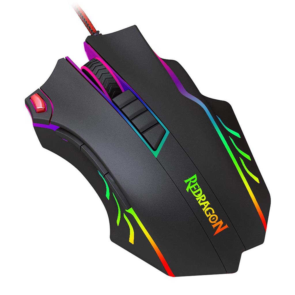 Redragon M802 Black 24000 DPI High-Precision Leaser Mouse Redragon