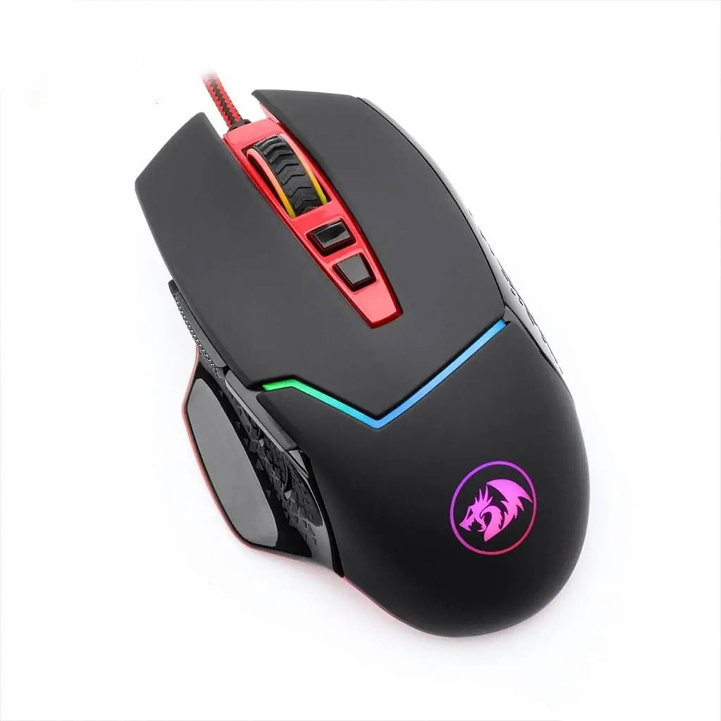 Redragon M907 Inspirit Black 14400 DPI Gaming Mouse Redragon