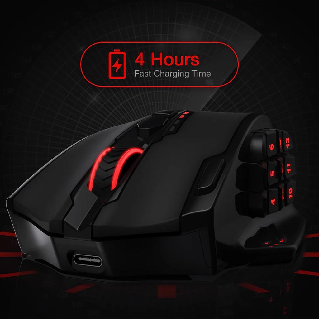 Redragon M913 Impact Elite RGB Wireless 16000 DPI Mouse Redragon