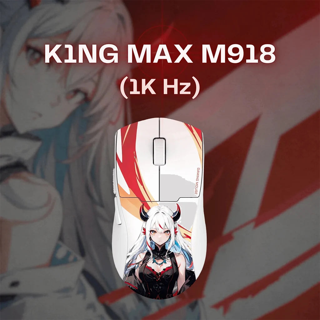 Redragon M918 King Max PRO Wireless 26K DPI Anime Gaming Mouse Redragon