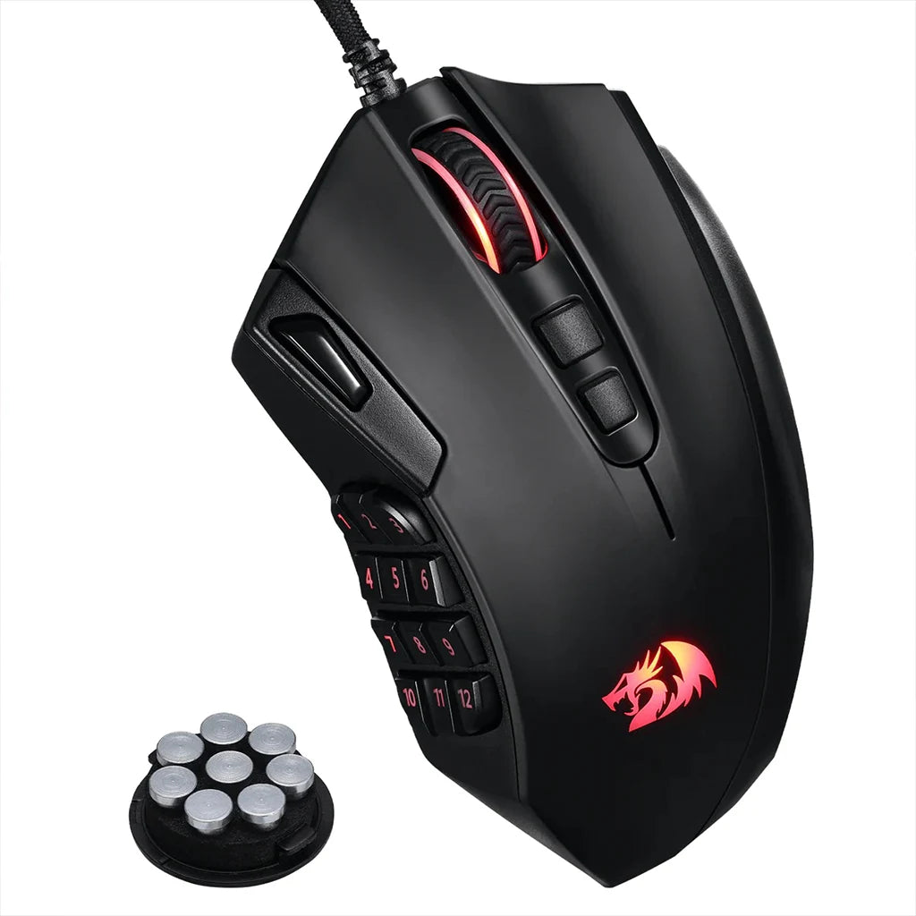 Redragon Azzinoth M921 MMO RGB Wired 12400 DPI Gaming Mouse Redragon