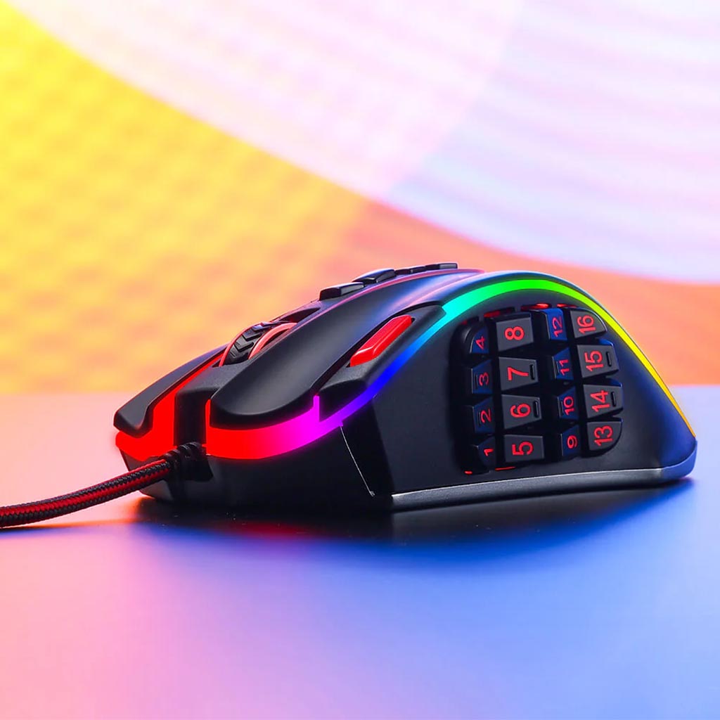 Redragon M990 MMO RGB 32000 DPI Wired Gaming Mouse Redragon