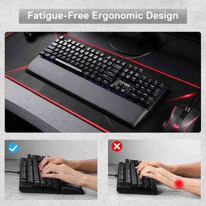 Redragon P037 Meteor Large Computer Keyboard Wrist Rest Pad Redragon
