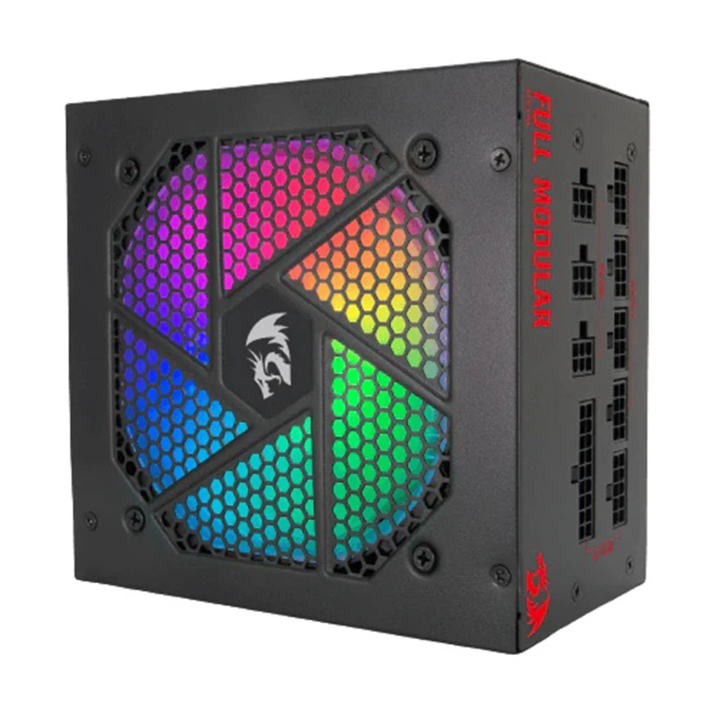 Redragon PS0103-1 650W RGB 80 Plus Gold Certified Power Supply Redragon