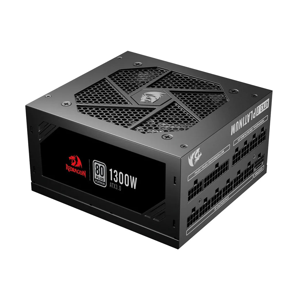 Redragon PS018 80+ Platinum 1300 Watt ATX 3.0 Fully Modular Power Supply Redragon