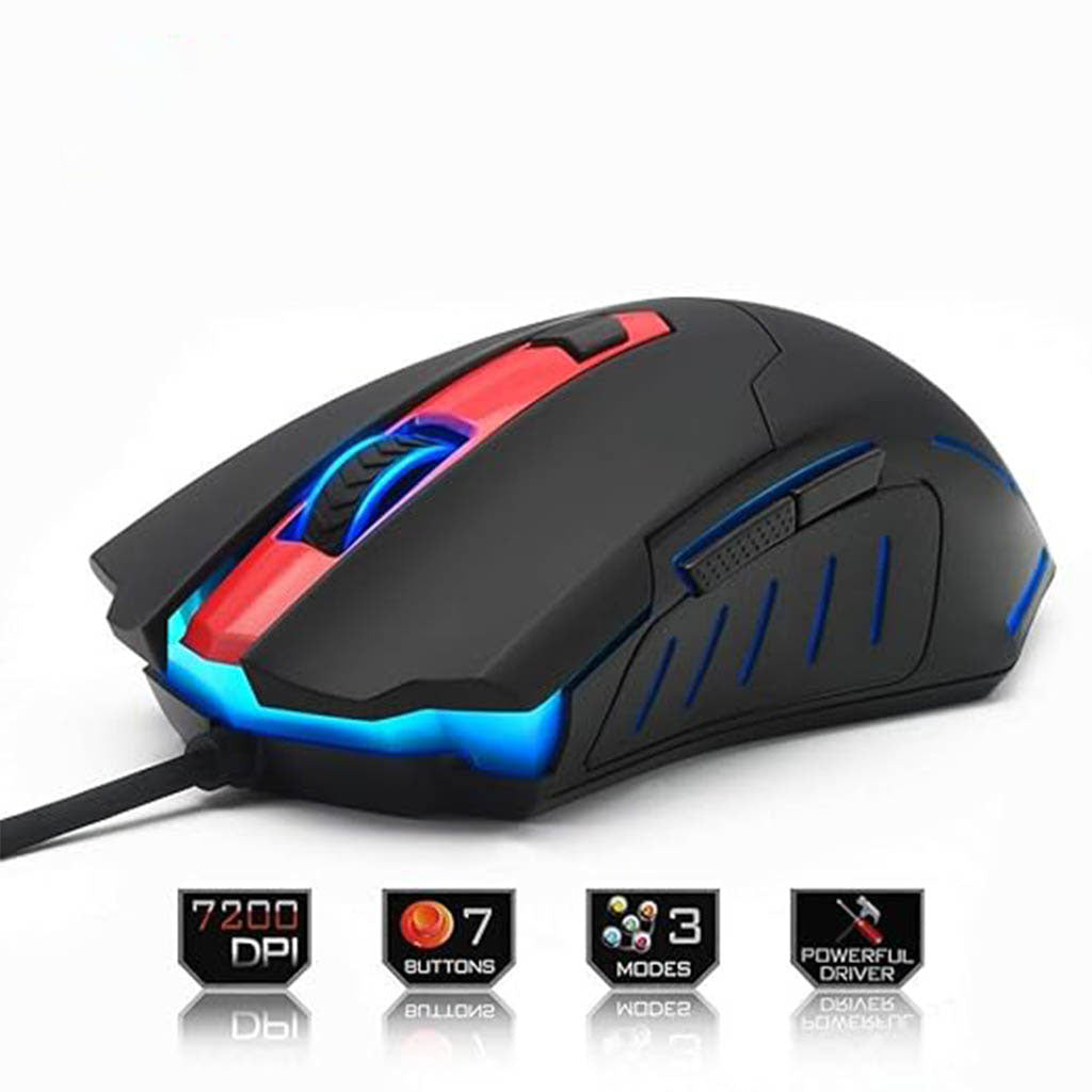 Redragon M705 Pegasus Black 7200 DPI Gaming Mouse Redragon