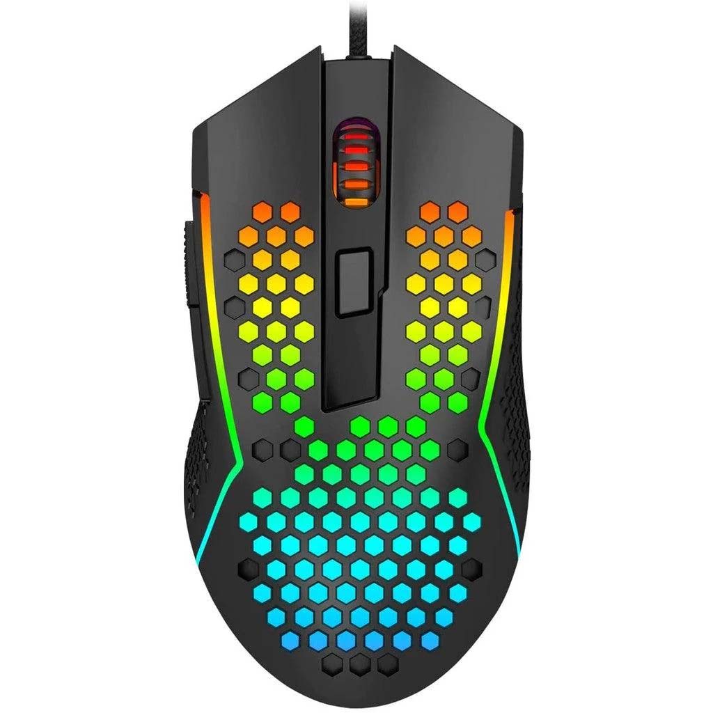 Redragon Reaping M987 Black Honeycomb ultra lightweight Gaming Mouse with RGB Lighting