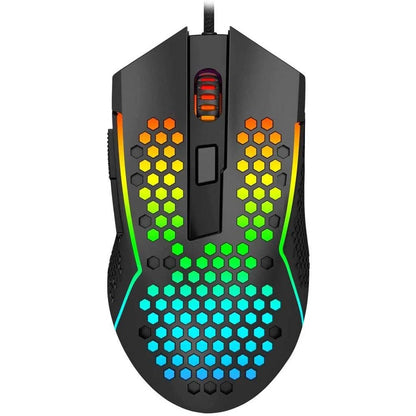 Redragon Reaping M987 Black Honeycomb ultra lightweight Gaming Mouse with RGB Lighting