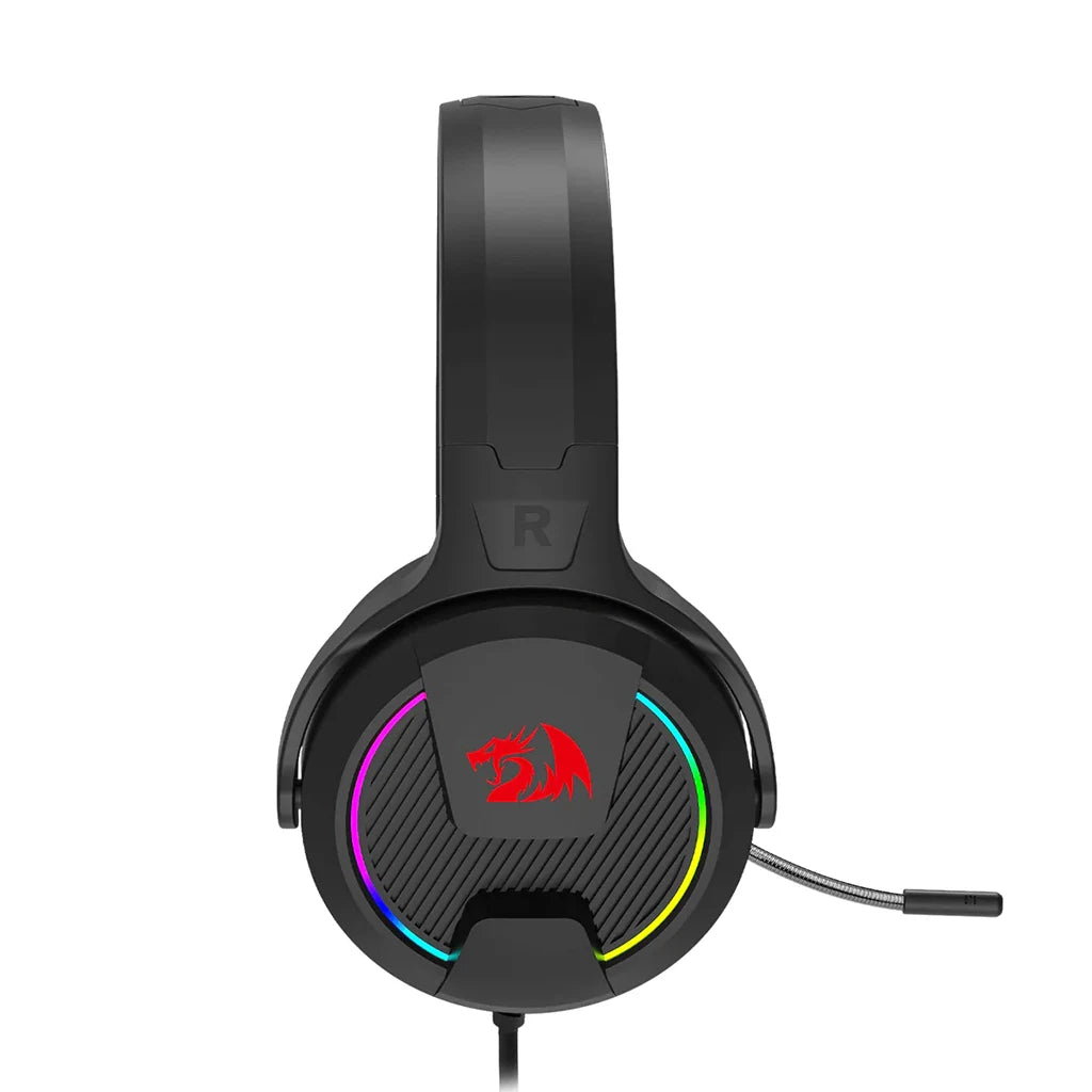 Redragon H315 Rebellion RGB 40mm Drivers Wired Gaming Headset Redragon