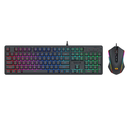 Redragon S107-BA RGB Full Size keyboard with 1K Hz Mouse Wired 2-in-1 Combo Redragon