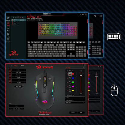 Redragon S151 Black K525 & M616 RGB Wired Gaming 2-in-1 Combo Redragon