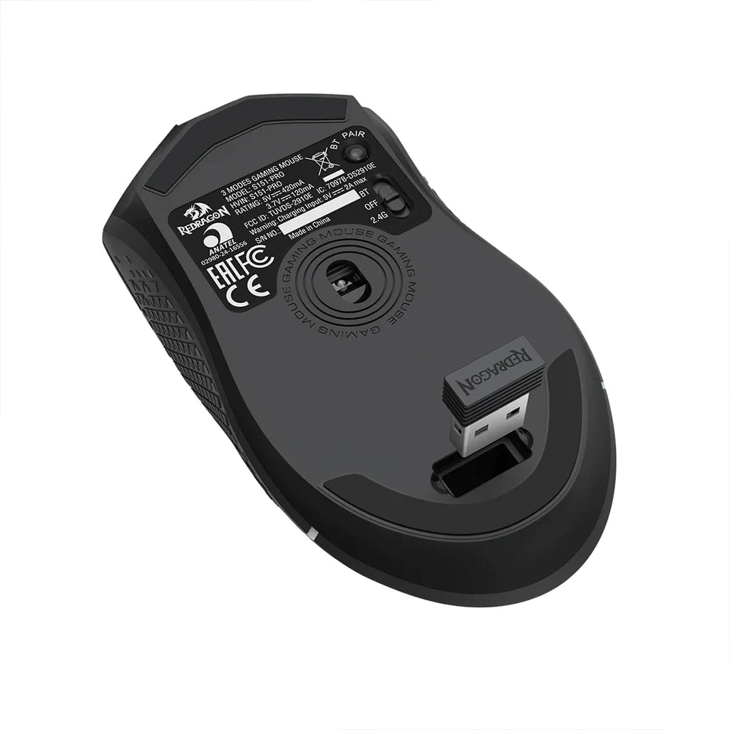 Redragon S151 PRO RGB Full Size Membrane Keyboard & Mouse Wireless Combo Redragon