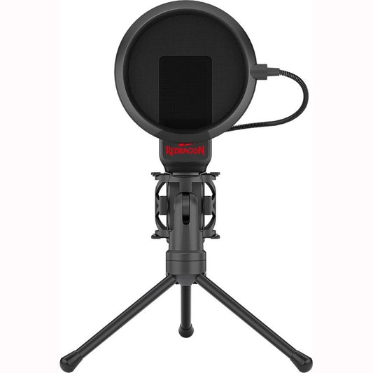 Clear audio for streaming and gaming with the Redragon Seyfert GM100 Stream Microphone, ideal for content creators