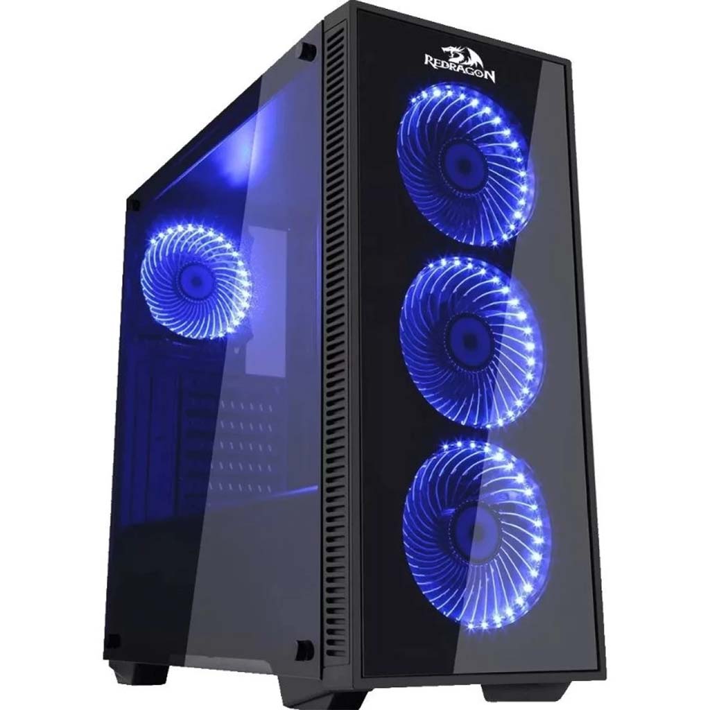 Redragon Sideswipe Pro GC 601 RGB Tempered Glass Gaming PC Case Redragon