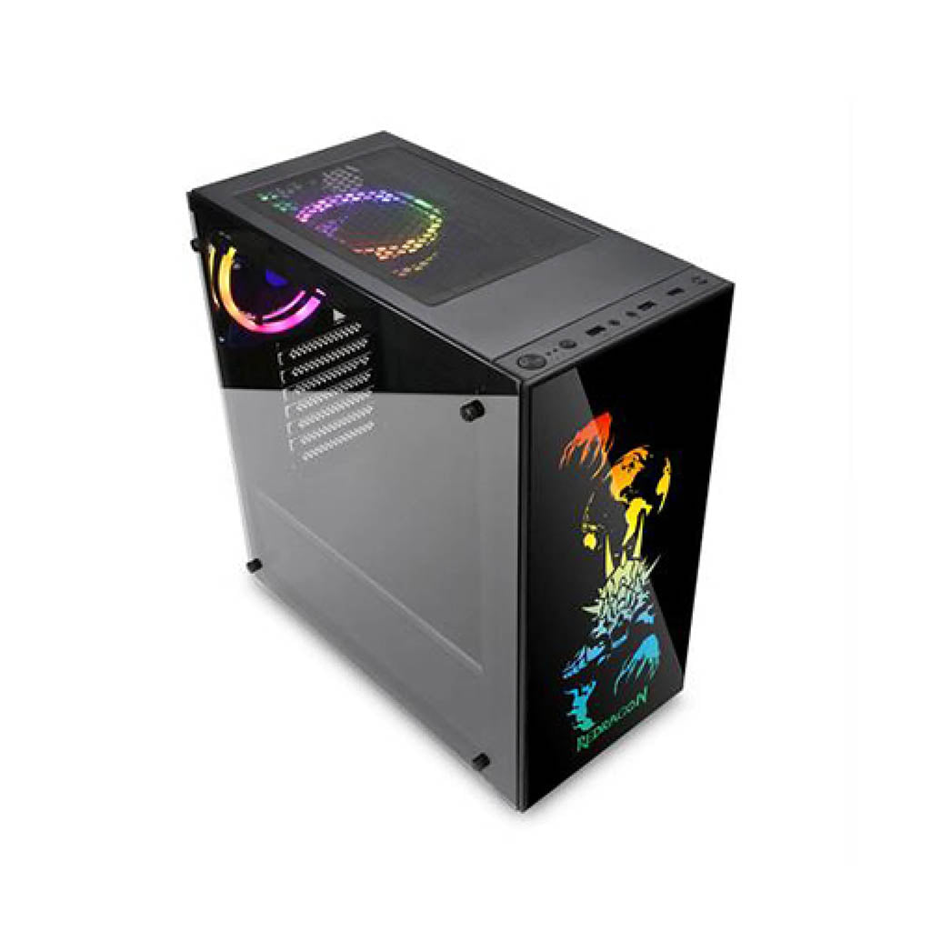 Redragon Steeljaw GC-608 Pro Tempered Glass Gaming PC Case Redragon
