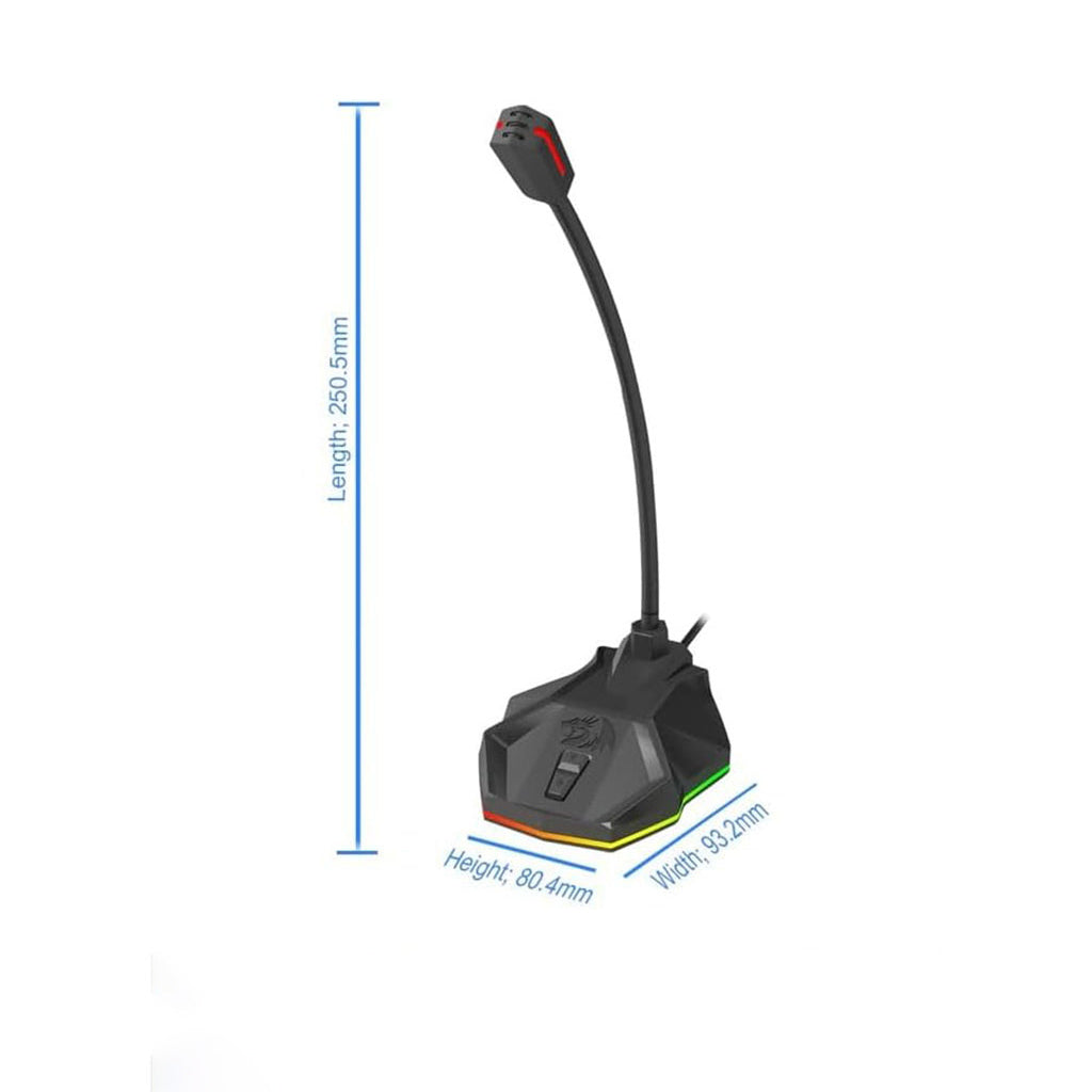 Redragon Stix GM99 RGB USB Wired Microphone Redragon