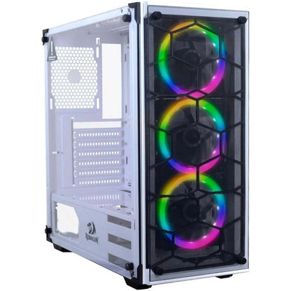 Redragon Wheel Jack GC 606 White Game Case With 3RGB Fan Redragon