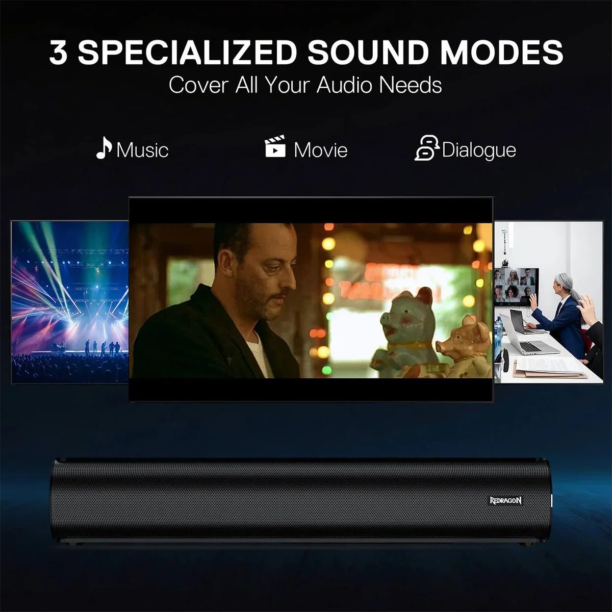 Redragon Airburst GS821 Bluetooth 5.3 Gaming Soundbar