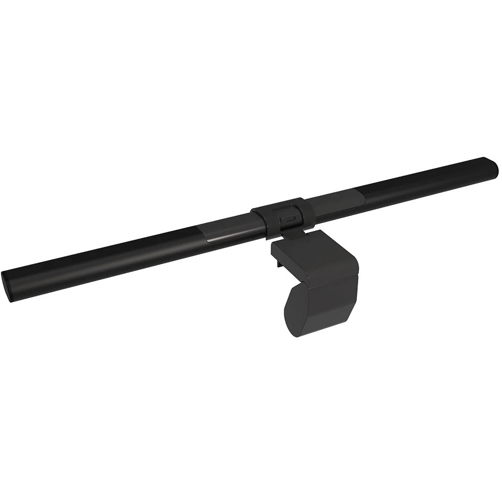 Redragon gml 113 black monitor light bar with a round, elongated design and adjustable clip mount