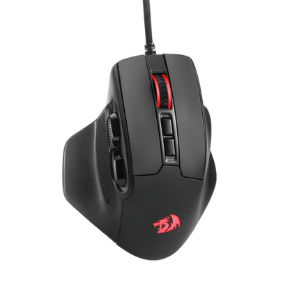 Redragon M806 Bullseye Gaming Mouse, 7 Programmable Buttons Wired RGB Gamer Mouse w/Ergonomic Natural Grip Build, Software Supports DIY Keybinds & Backlit