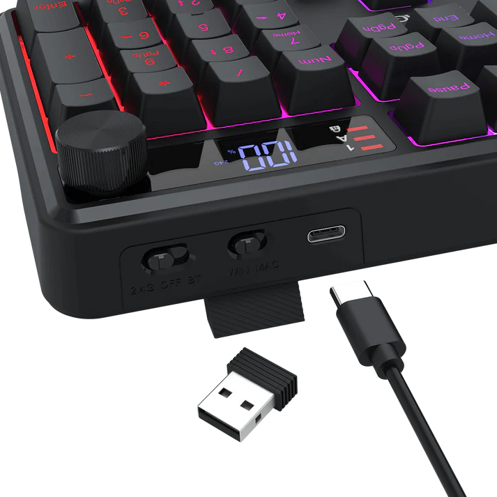 Redragon VOLCANO K526 PRO 104 Keys Mechanical-Feel Keyboard