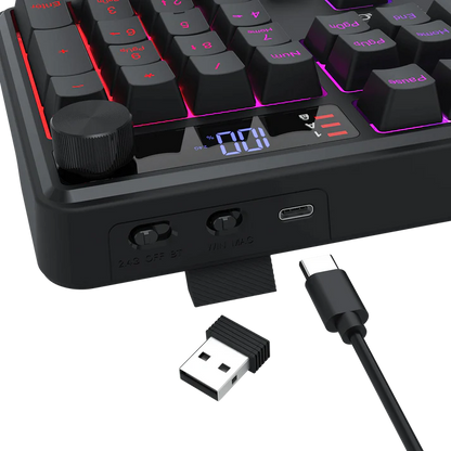 Redragon VOLCANO K526 PRO 104 Keys Mechanical-Feel Keyboard