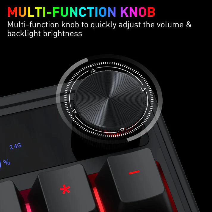 Redragon VOLCANO K526 PRO 104 Keys Mechanical-Feel Keyboard