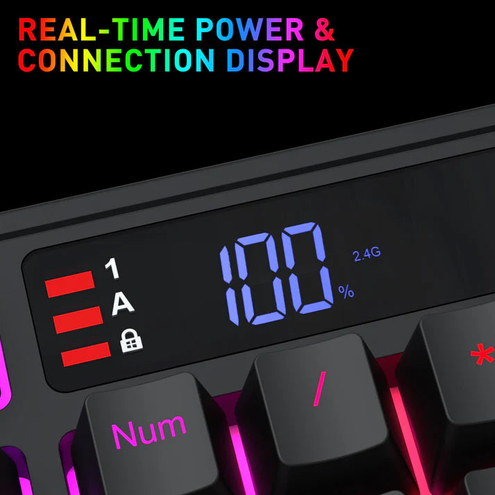 Redragon VOLCANO K526 PRO 104 Keys Mechanical-Feel Keyboard