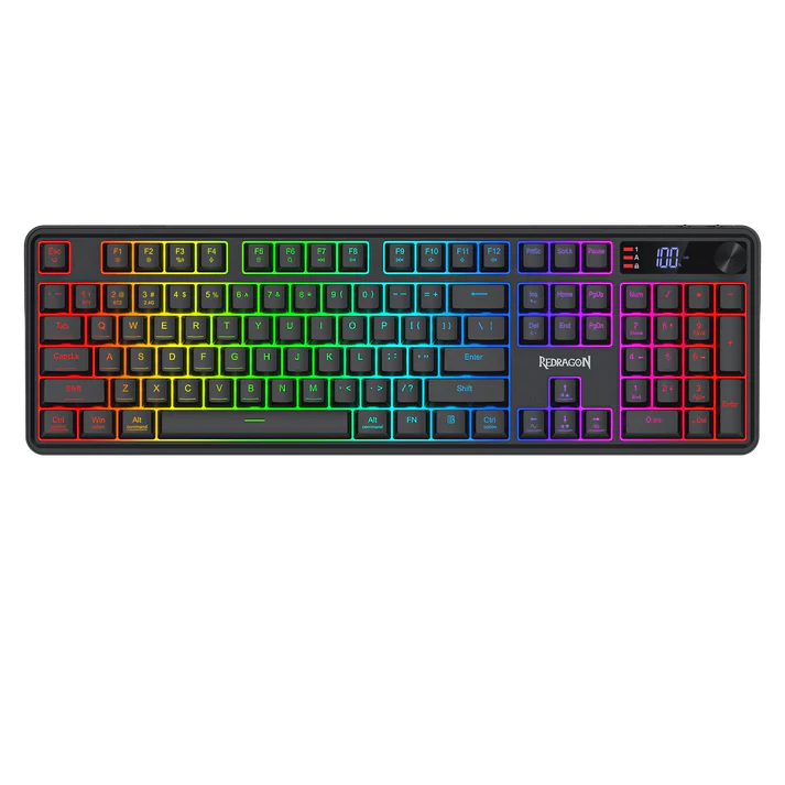 Redragon VOLCANO K526 PRO 104 Keys Mechanical-Feel Keyboard