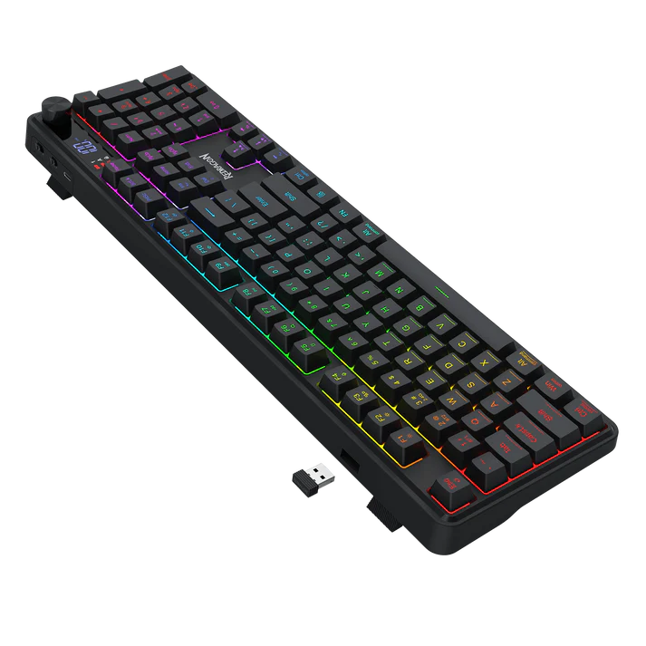 Redragon VOLCANO K526 PRO 104 Keys Mechanical-Feel Keyboard