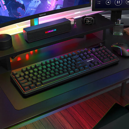 Redragon VOLCANO K526 PRO 104 Keys Mechanical-Feel Keyboard