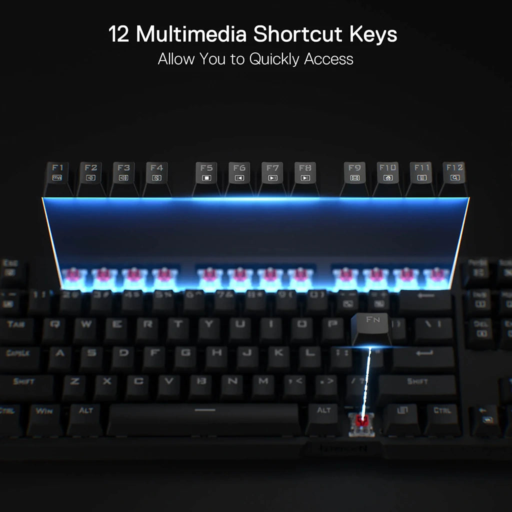 Redragon Argo K670 RGB Wired Mechanical Keyboard With Quite Red Switches