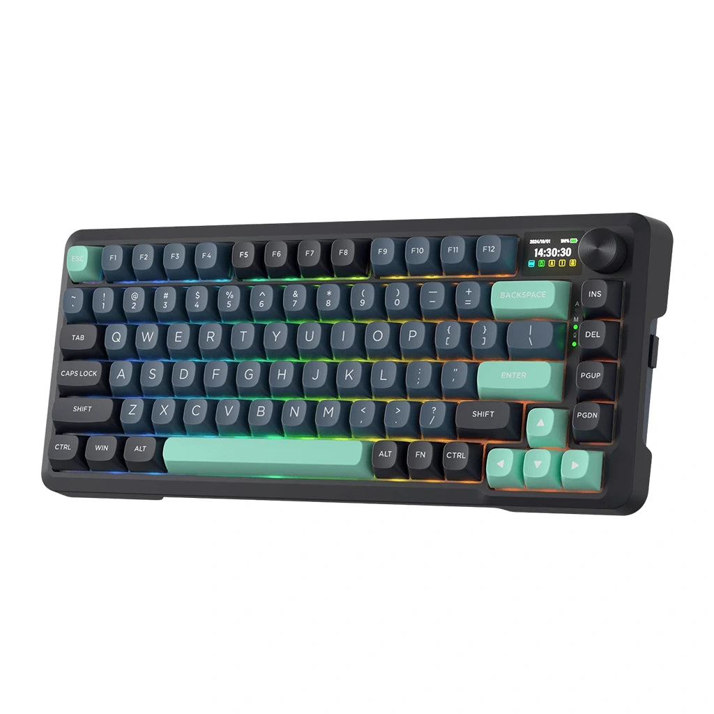 Redragon Behemoth K724 Pro Wireless RGB Mechanical Keyboard with LCD Screen