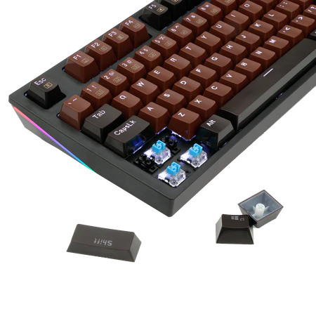 Redragon K592 Mechanical Gaming Wired Keyboard with Ultra-Fast V-Optical Black Switches, White Backlit