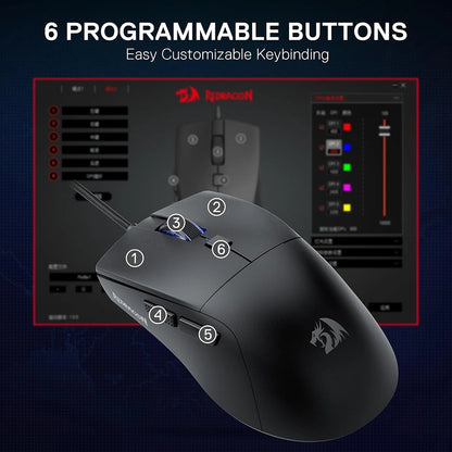 Redragon Azzmach M618 Lite Lightweigt Wired Gaming Mouse